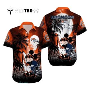 Denver Broncos Mickey Mouse Hawaiian Shirt 1