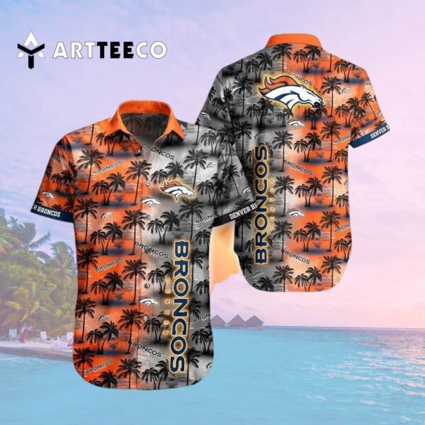 Denver Broncos Mix Color Hawaiian Shirt 2