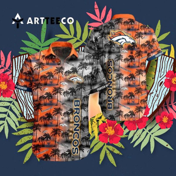 Denver Broncos Mix Color Hawaiian Shirt 3