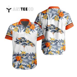 Denver Broncos Special Floral Tropical Team Hawaiian Shirt 1