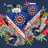 Denver Broncos Us Flag Pattern Hawaiian Shirt 3