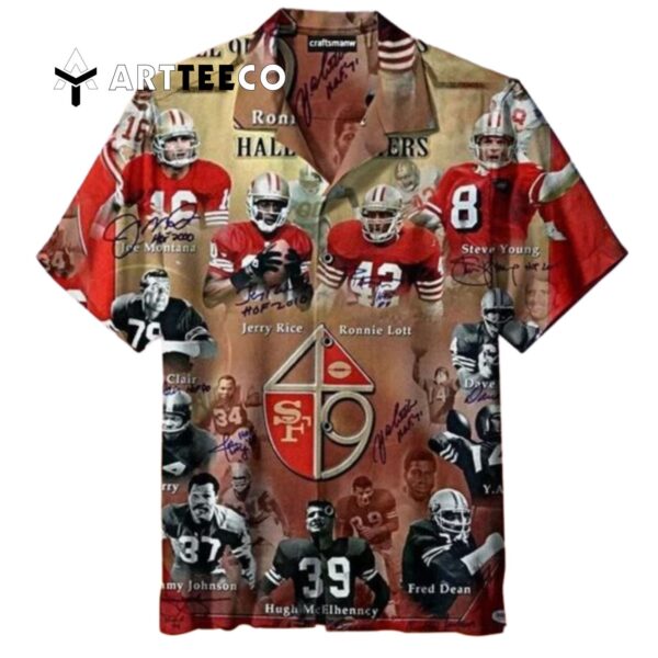 Football San Francisco 49ers My Favorite Team Nfl Hawaiian Shirt 1