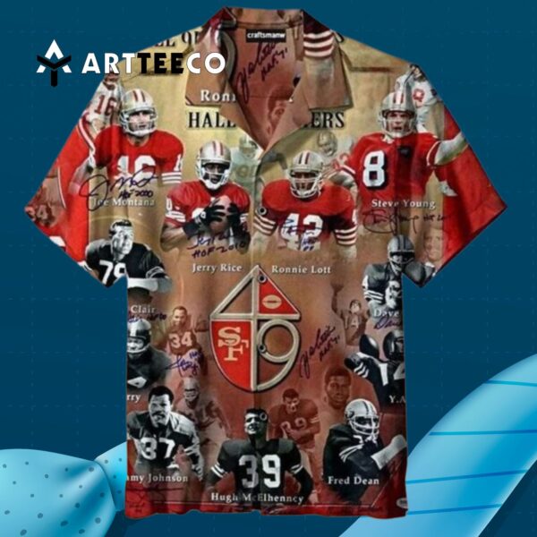 Football San Francisco 49ers My Favorite Team Nfl Hawaiian Shirt 3
