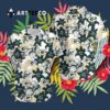 Green Bay Packers Aloha White Background Hawaiian Shirt 3