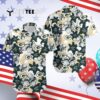 Green Bay Packers Aloha White Background Hawaiian Shirt 4