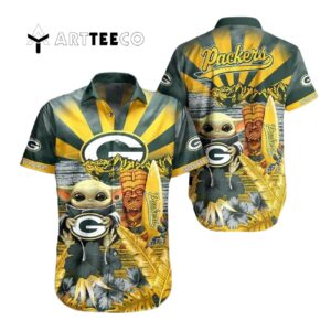 Green Bay Packers Baby Yoda Hawaiian Shirt 1