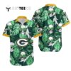Green Bay Packers Coconut Leaves And Skulls Hawaiian Shirt 1