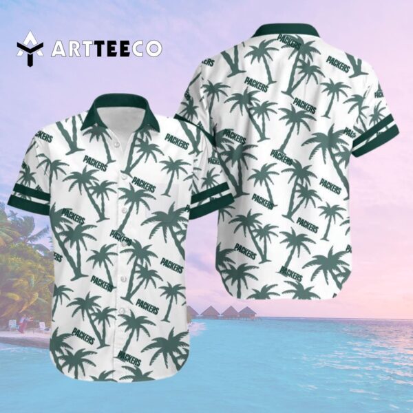 Green Bay Packers Coconut Tree Hawaiian Shirt 2