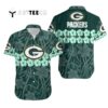 Green Bay Packers Flower And Logo Hawaiian Shirt 1