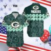 Green Bay Packers Flower And Logo Hawaiian Shirt 4