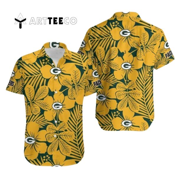 Green Bay Packers Flower Hawaiian Shirt 1
