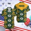 Green Bay Packers Hibiscus Flowers Hawaiian Shirt 4