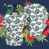 Green Bay Packers Logo And Leaves Hawaiian Shirt 3