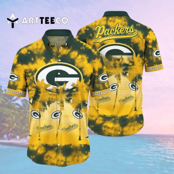 Green Bay Packers Logo Hawaiian Shirt 2