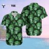 Green Bay Packers Mystery Skull And Flower Hawaiian Shirt 2