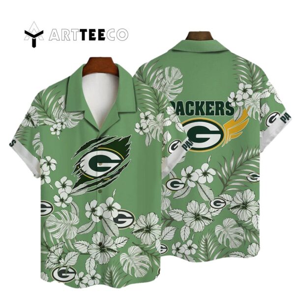 Green Bay Packers National Football League 2025 Aop V27 Hawaiian Shirt 1