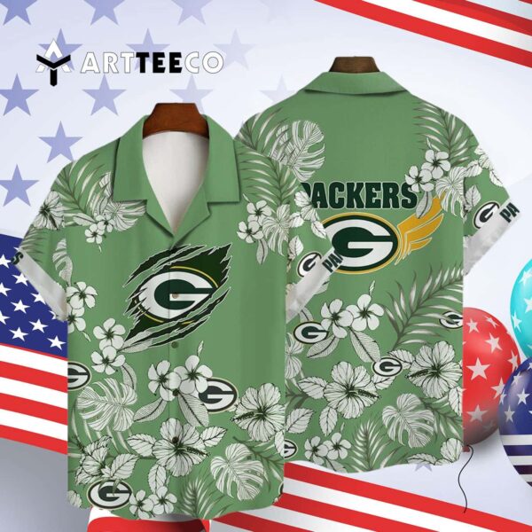 Green Bay Packers National Football League 2025 Aop V27 Hawaiian Shirt 4