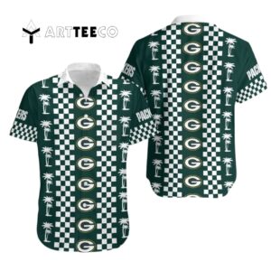 Green Bay Packers New Coconut Trees Hawaiian Shirt 1