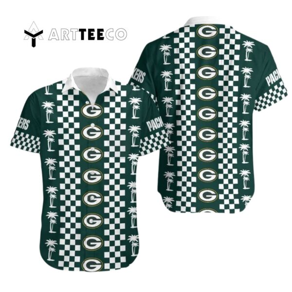Green Bay Packers New Coconut Trees Hawaiian Shirt 1