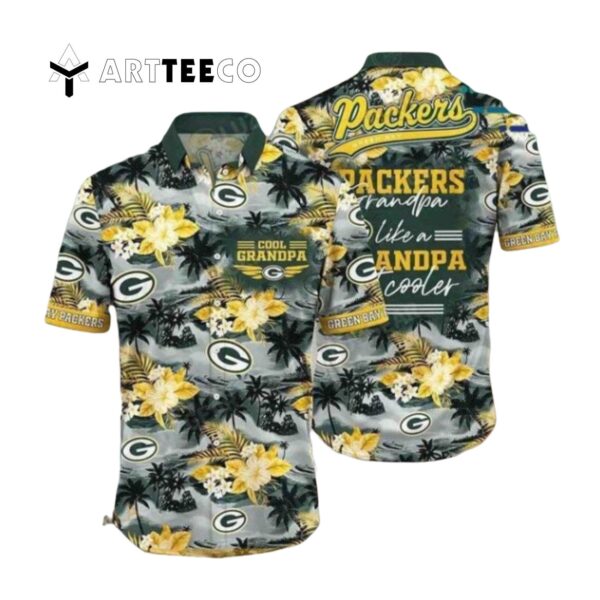Green Bay Packers Nfl Grandparent Beach Hawaiian Shirt 1