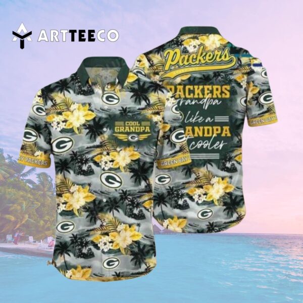 Green Bay Packers Nfl Grandparent Beach Hawaiian Shirt 2