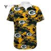 Green Bay Packers Nfl Logo Pattern Hawaiian Shirt 1