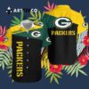 Green Bay Packers Nfl Logo Pattern V1 Hawaiian Shirt 3