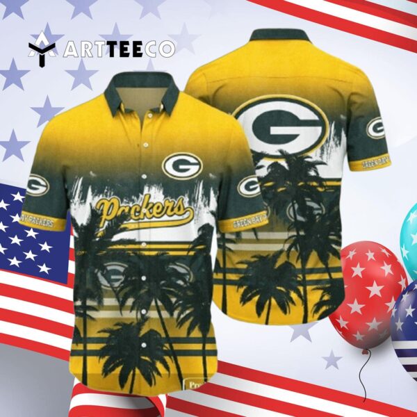 Green Bay Packers Nfl Main Color Hawaiian Shirt 4