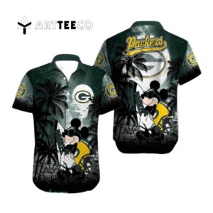 Green Bay Packers Nfl Mickey Mouse Hawaiian Shirt 1