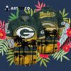 Green Bay Packers Nfl Pattern Graphic Hawaiian Shirt 3