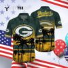 Green Bay Packers Nfl Pattern Graphic Hawaiian Shirt 4