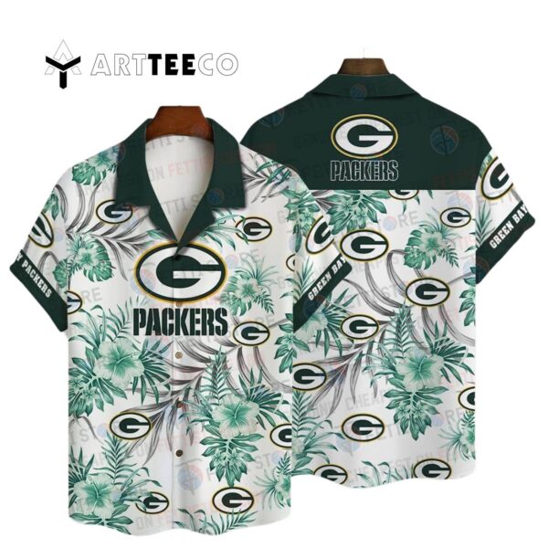 Green Bay Packers Nfl Pattern Hawaiian Shirt 1