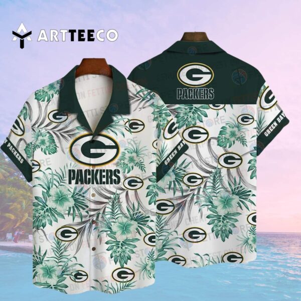 Green Bay Packers Nfl Pattern Hawaiian Shirt 2