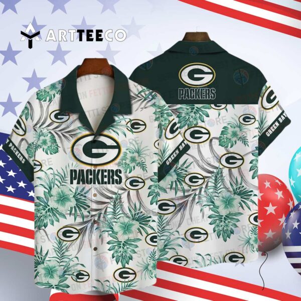 Green Bay Packers Nfl Pattern Hawaiian Shirt 4