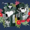 Green Bay Packers Nfl Snoopy Hawaiian Shirt 3