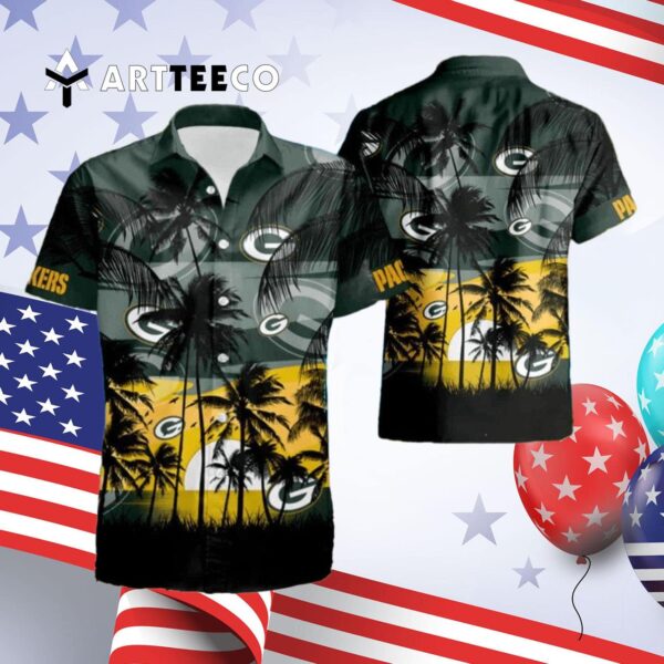 Green Bay Packers Nfl Tropical Hawaiian Shirt 4