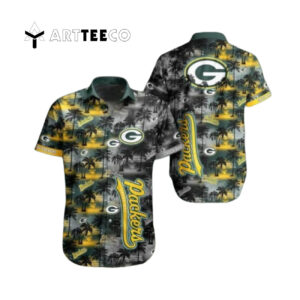 Green Bay Packers Nfl Tropical Pattern Summer Hawaiian Shirt 1