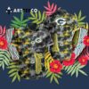 Green Bay Packers Nfl Tropical Pattern Summer Hawaiian Shirt 3