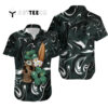 Green Bay Packers Skull And Hibiscus Hawaiian Shirt 1