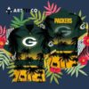 Green Bay Packers Tree Aloha Hawaiian Shirt 3