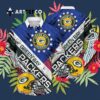 Green Bay Packers Us Flag Pattern Hawaiian Shirt 3