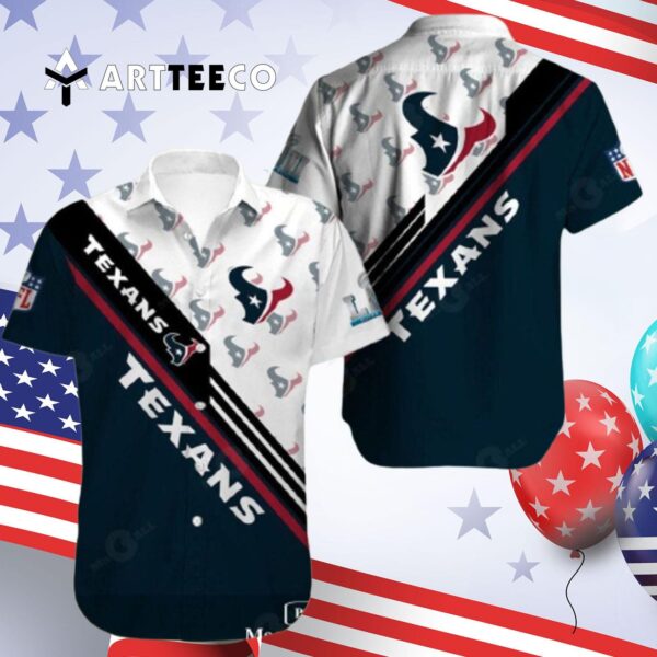 Houston Texans Trending Logo Hawaiian Shirt 4