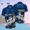 Indianapolis Colts Aloha Camo Hawaiian Shirt 2