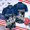 Indianapolis Colts Aloha Camo Hawaiian Shirt 4