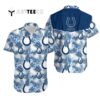 Indianapolis Colts Aloha Leaves Hawaiian Shirt 1