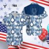 Indianapolis Colts Aloha Leaves Hawaiian Shirt 4
