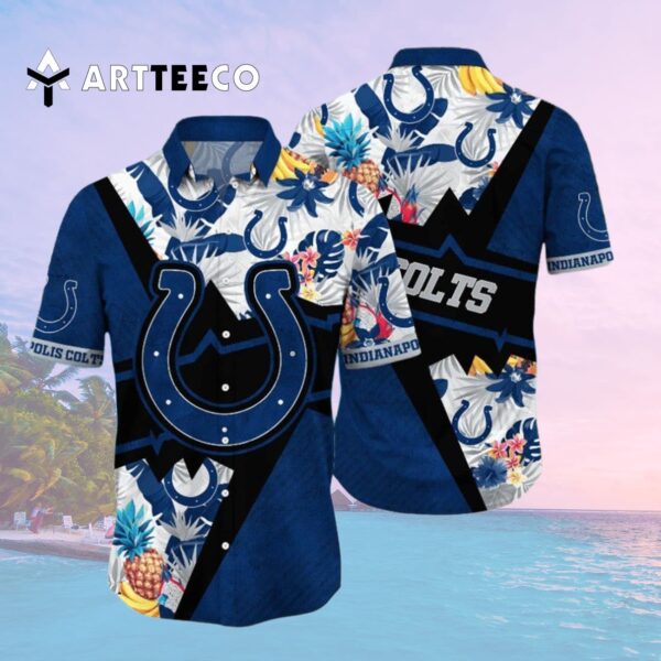 Indianapolis Colts Ceiling Fans Hawaiian Shirt 2