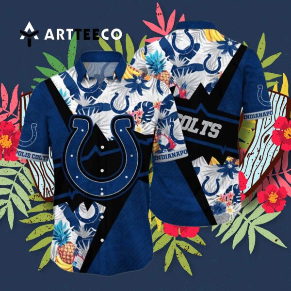 Indianapolis Colts Ceiling Fans Hawaiian Shirt 3