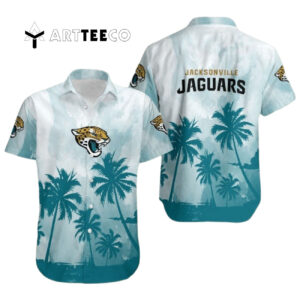 Indianapolis Colts Coconut Trees Hawaiian Shirt 1