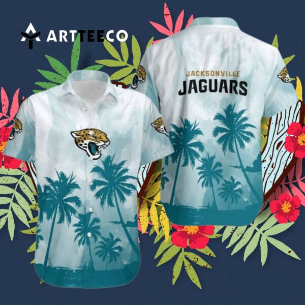 Indianapolis Colts Coconut Trees Hawaiian Shirt 3